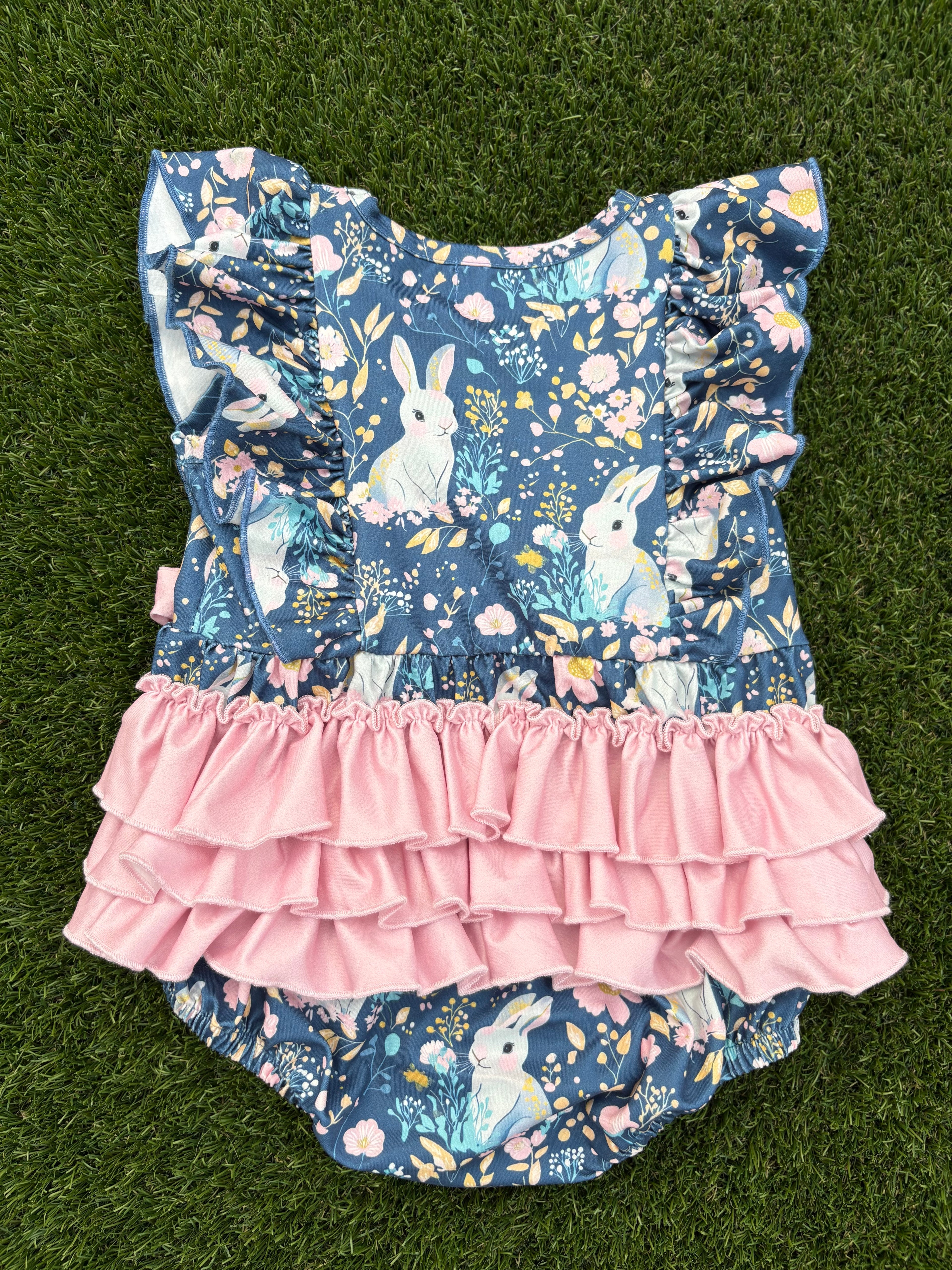 Girl's Easter Ruffle Butt