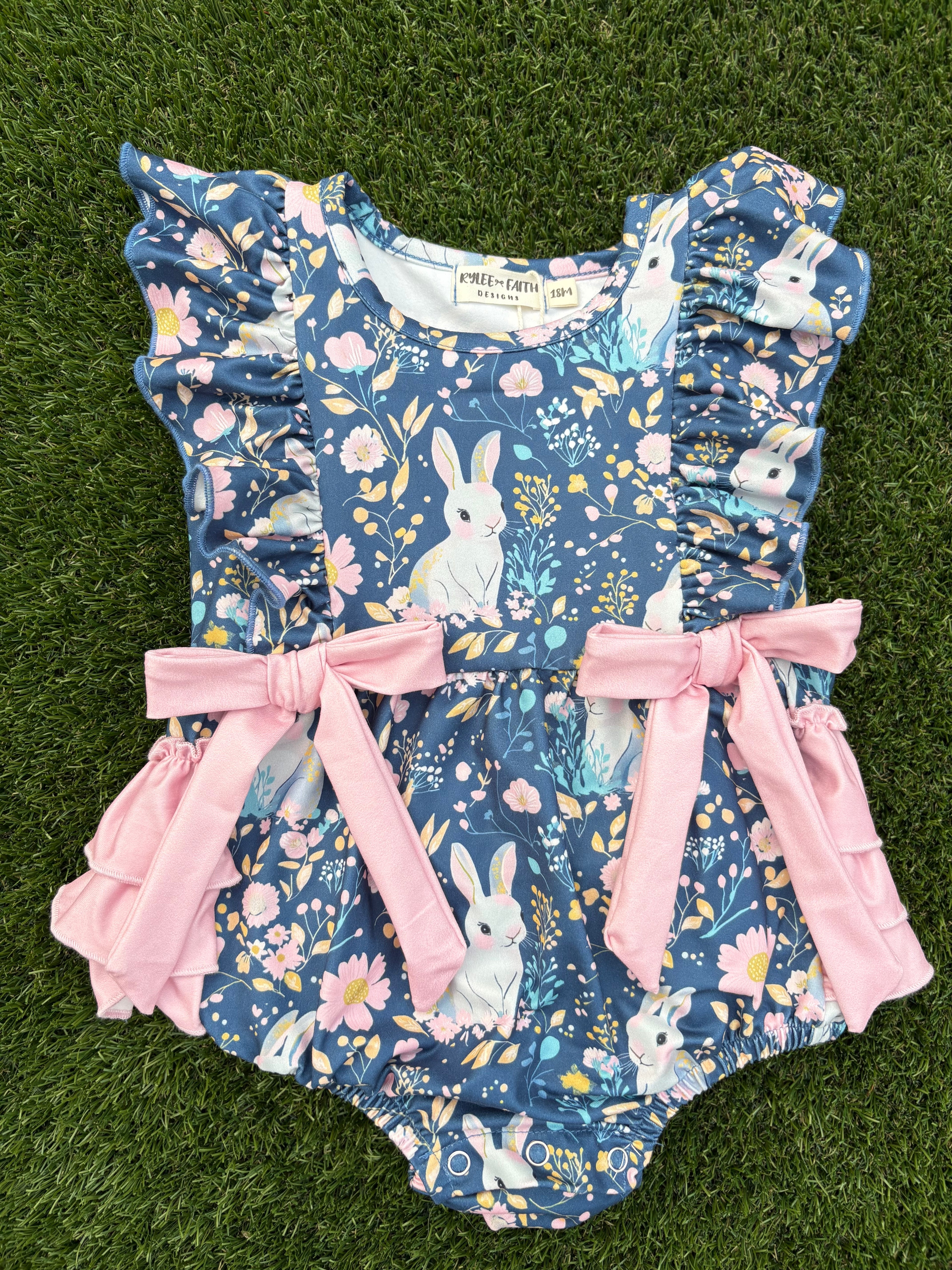 Girl's Easter Ruffle Butt