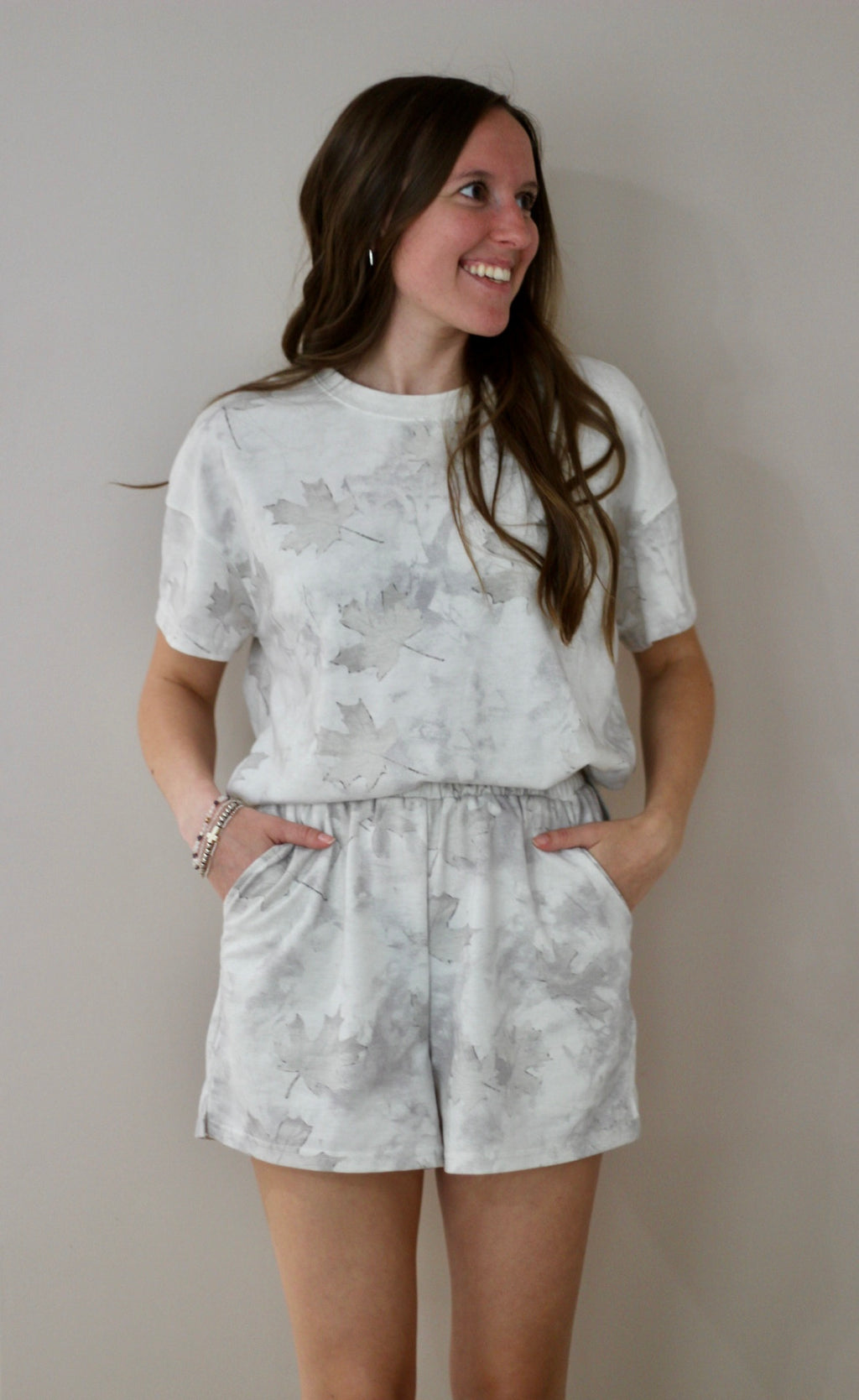 Women's Light Camouflage Short Set