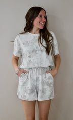Women's Light Camouflage Short Set
