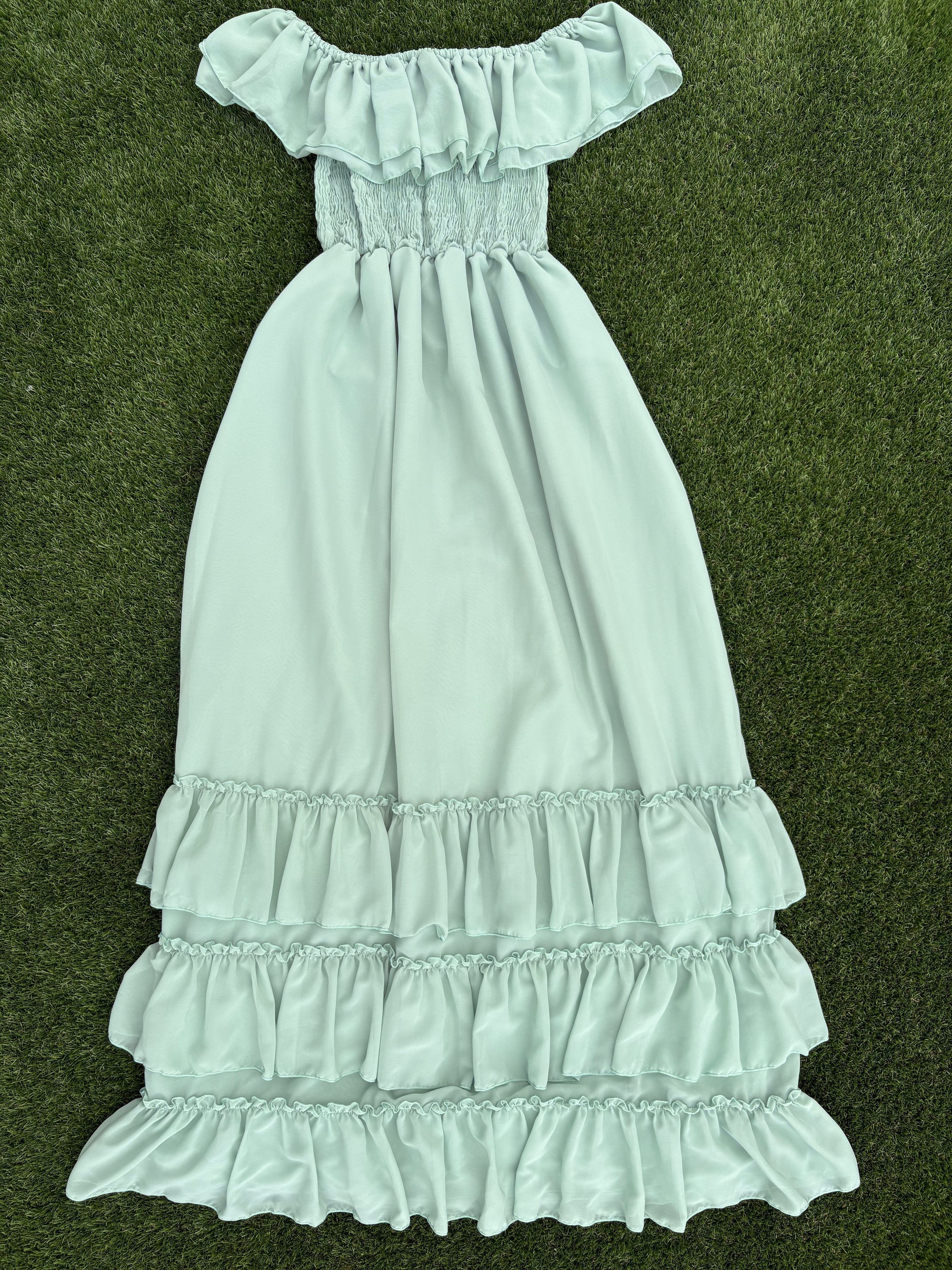 Sage Mommy & Me Maxi Dress