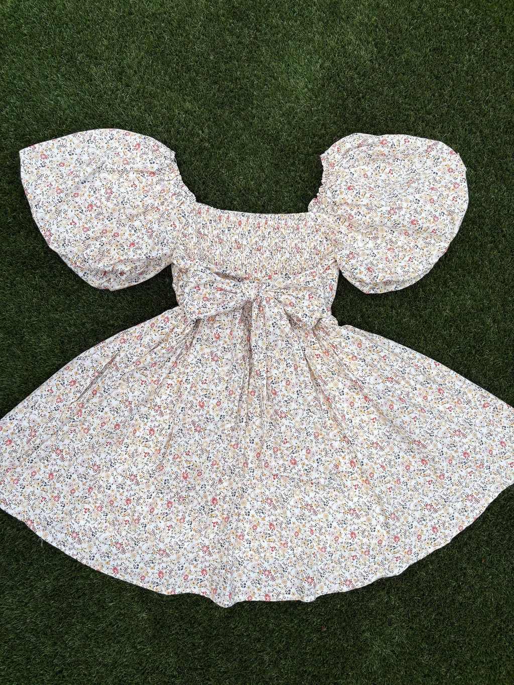Women's Ivory Floral Dress