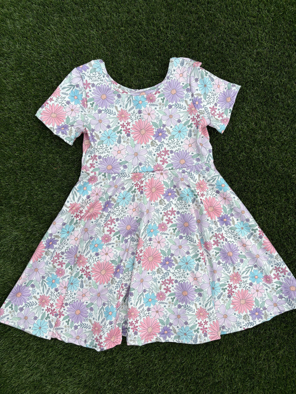 Girl's Floral Spring Dress