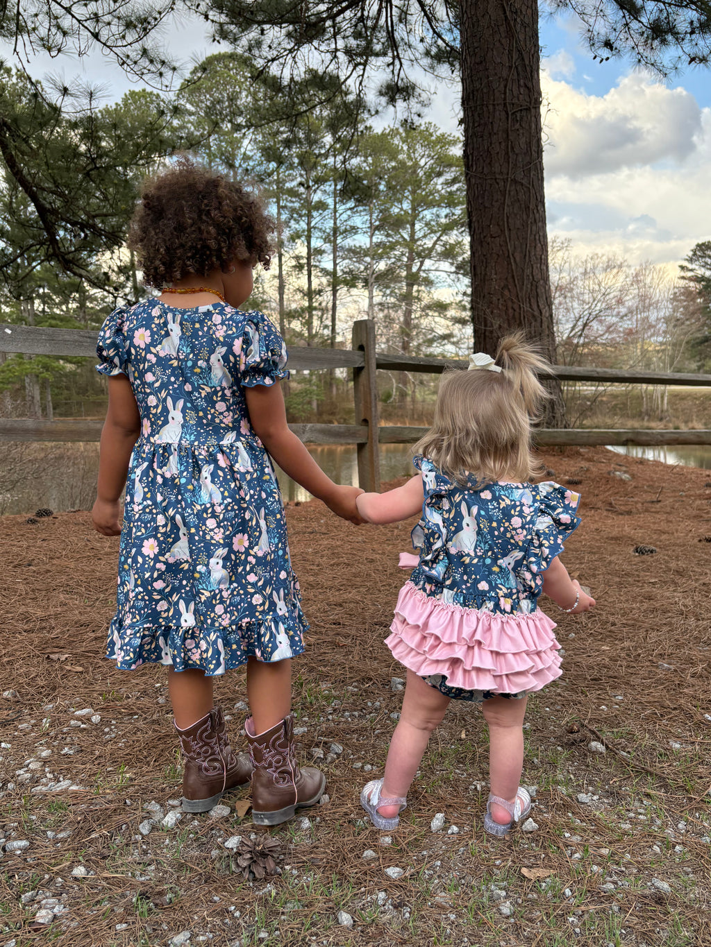 Girl's Easter Bunny Dress